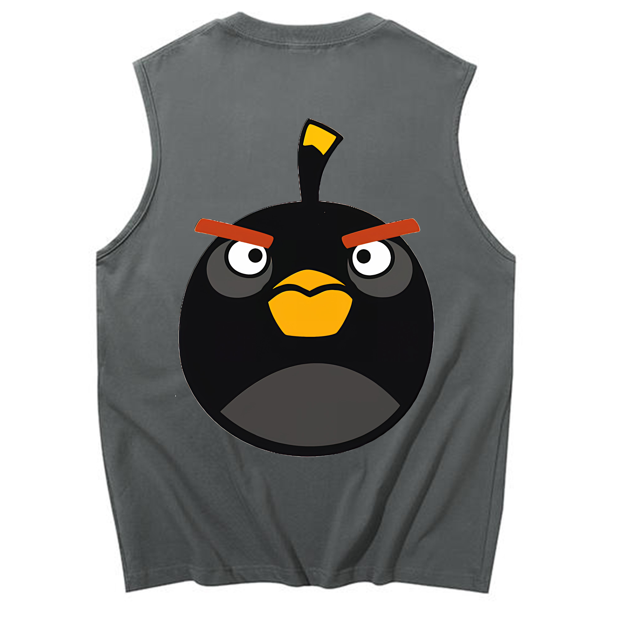 （画像用） Angry Birds アングリーバード コットン100％タンクトップ（背面プリント）